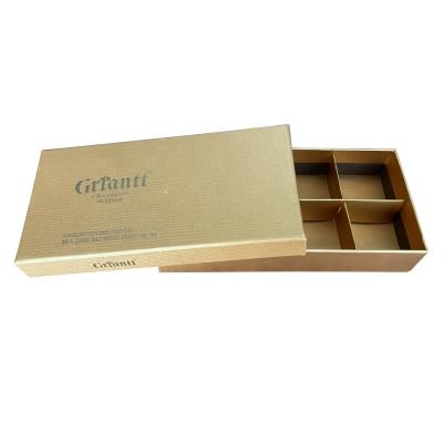 China Recycled Custom Logo Materials Lid Base Cardboard Paper Chocolate Gift Rigid Box Packaging Food Box for sale