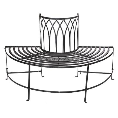 China EUROPEAN Semi Circle Outdoor Half Round Tree Garden Bench Seat for sale