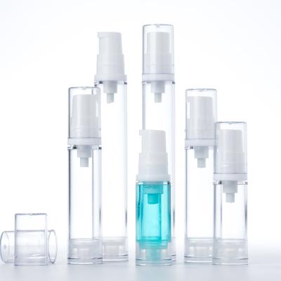 China Custom Empty Plastic Cosmetic Packaging 15ml Airless Pump Bottle Eco - Friendly for sale