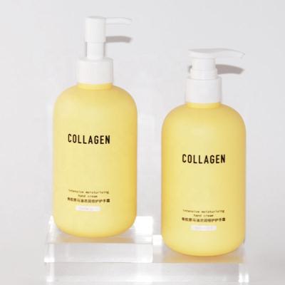 China Eco - Friendly 300ml Empty Yellow Empty Shampoo And Conditioner Bottles for sale