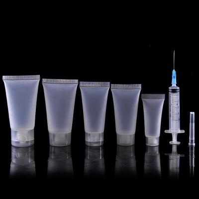 China MOQ Small Cosmetic Clear Plastic Test Tubes Packaging for sale