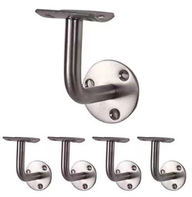 China Modern High Quality Stainless Steel Stair Railing Fittings Handrail Bracket Wall Bracket Support for sale