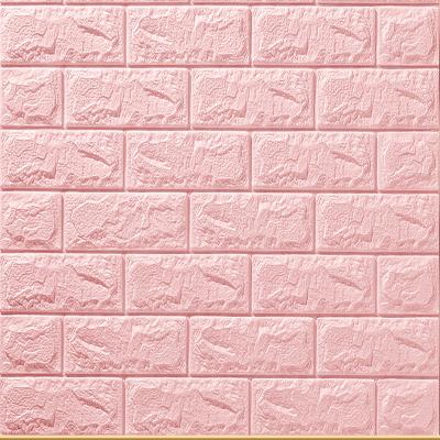 China Waterproof+ECO-Friendly+Moistureproof 3d home decoration wallpaperwall sticker xpe foam sticker paper for wall for sale