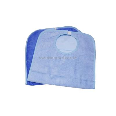 China Reusable / Eco - Friendly Waterproof Adult Bibs For Incontinence Terry Cloth Cotton for sale