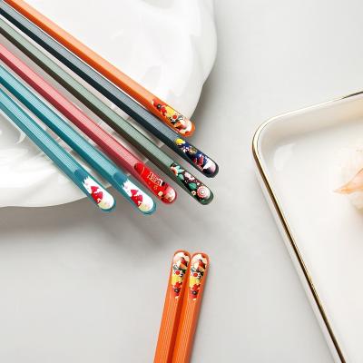 China Best Viable High Grade Exquisite Fiberglass Popular Specialized Customized Colorful Chopsticks For Family for sale