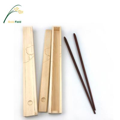 China Sustainable Japanese Wooden Non-Slip-sushi Gift Chopsticks Set for sale