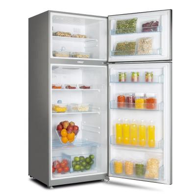 China Domestic 458L COMPRESSOR Double Door Top Mounted No Frost Fridge With Key for sale