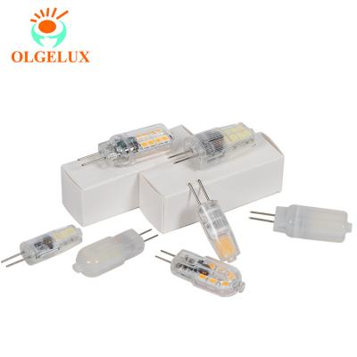 China OLGELUX China Manufacturers DC/AC12V Residential 1.5w 1.8w 2w G4 LED Energy Saving Light Bulbs with 2 Years Warranty Led Bulb Light for sale