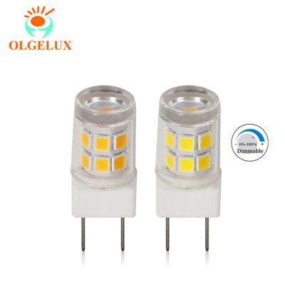 China Residential Good Quality G8 Led Supplier Dimmable 2w 200lm No Flickering Ac120v Light for sale