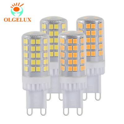 China Residential Popular High Lumen G9 Style G9 5W AC120V Strobe Free 2022 Flower High Lumen Energy Saving Light Bulb With Ceramic Material for sale