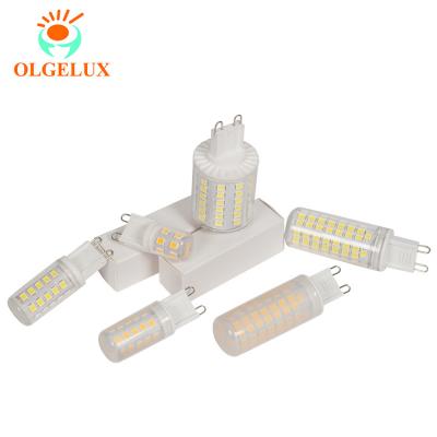 China China Factory Price AC120V 2.5w 3w 4.8w 8w LED Residential Corn Light Bulb G9 LED Cold Warm White Bulb Light for sale