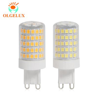 China Residential High Lumen 6000k G9 Led Lamps G9 Bulb 8w 880lm 220v Led Corn Light for sale