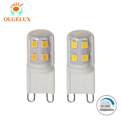 China China Residential G9 Led High Quality Dimmable AC120v/60Hz High Brightness Corn Light for sale