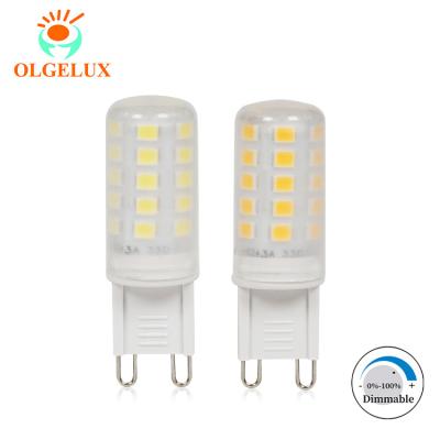 China Residential G9 Led Bulb Manufacturer 3w 300lm Ac120v No Flickering Dimmable Lighting for sale