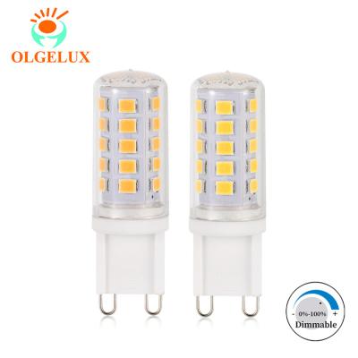 China Residential G9 Led Dimmable Lamp, 4W Daylight Replacement For 40w Halogen G9 Lamp Bulb, 6000k Daylight 360 Led G9 Corn Crystal Lamp for sale