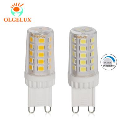 China Residential G9 Led Dimmable 220-240v Led Bulb Multi-wattage Energy Saving Highlight G9 Pin Led Small Bulb for sale