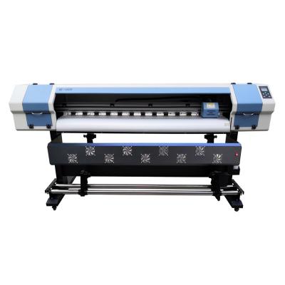 China Hotels single head xp600 1.6m roll in roll inkjet printer 1.3m/1.6m/1.8m eco solvent XP600 printer from Guangzhou factory for sale