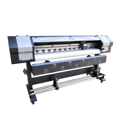 China Leather single head silver color xp600 1.68m roll in roll inkjet printer 1.28m/1.68m/1.88m/2.08m eco solvent XP600 printer for sale