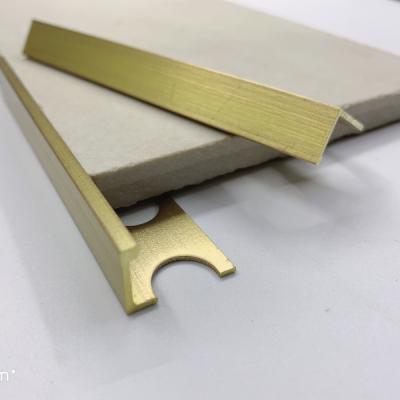 China Truly Modern Decorative Brass HeroMetal Tile Trim for sale