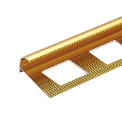 China Metal Gold PVC Corner Profile Ceramic Tile Corner Trim Edge for sale