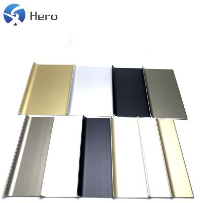 China Skirting Board PVC Trim Aluminum Alloy Decorative Base Skirting Board HMIP50 for sale