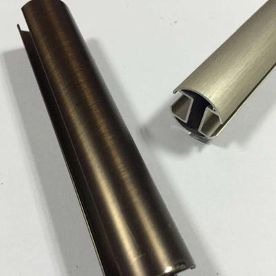 China Metal Curtain Track Curtain Rod , Aluminum Window Blind Profile for sale