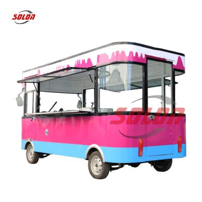 China Hot vegetable processing factory sale snack food truck hot dog pizza pancake GRILL food trailers in USA for sale