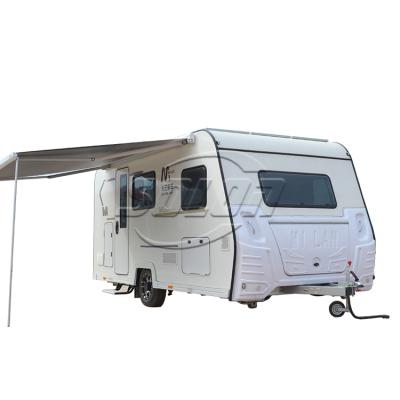 China Self Propelled Portable Travel Trailer Camper Caravan Holiday Offroad Camper Trailer for sale