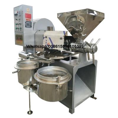 China Automatic electric control cabinet small oil press machine screw peanut sesame oil industrial cold extraction machine for sale