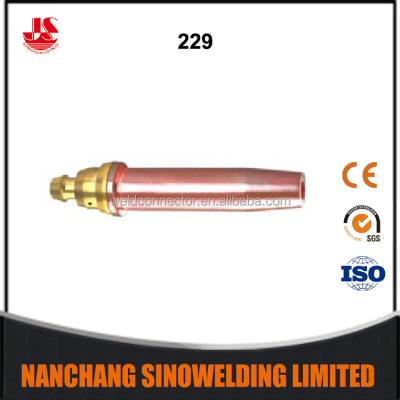 China High Quality Gas Cutting Torch 229 Aircoo Gas Cutting Nozzle Welding Cutting Tip for sale