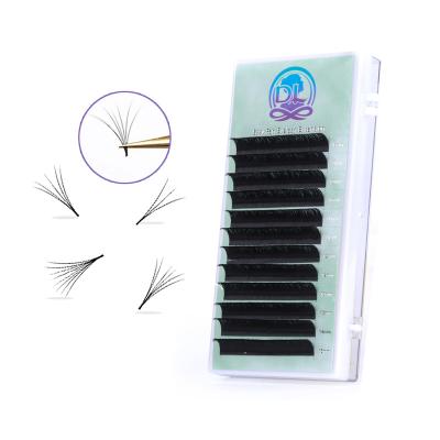 China Full Volume Cashmere Lash Extensions Daily Matte Black Volume Trays Easy Fan Eyelash Extension for sale