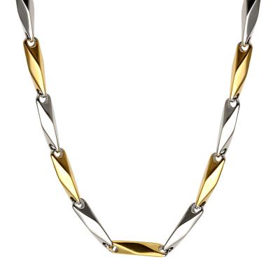 China Hiphop Beiyan Jewelry 2020 Stainless Steel Popular Classic High Quality Melon Seed Chain Base Necklace for sale