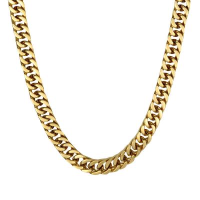 China 2020 Popular Hip Hop BeIyan Jewelry New Arrivals Fashion Hip Hop 18K Gold Plated Stainless Steel Necklace for sale