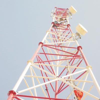 China Custom Design Lattice 3 Tubular Telecommunication Tubular Steel Tubular Telecommunication Tower Tower for sale