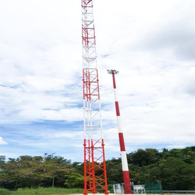 China Good Price 30 Meter Galvanized 3 Leg Tubular Steel Tubular Telecom Tower Self Supporting Tubular Telecommunication Tower Telecom Tower for sale