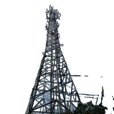 China Hot Dipped Galvanized Self Supporting 30m Steel Communication Lattice Tower for sale