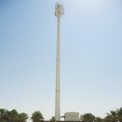 China Hot Dipped Galvanized 15m Mobile And Steel TV Mast Tower Antenna Tower Mast For Sale for sale