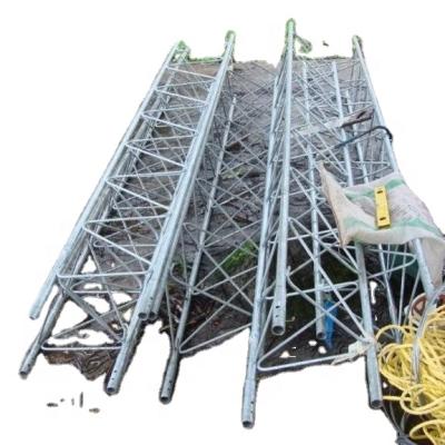 China Hot Dipped Galvanized 50m Steel Guyed Telecommunication Mast for sale