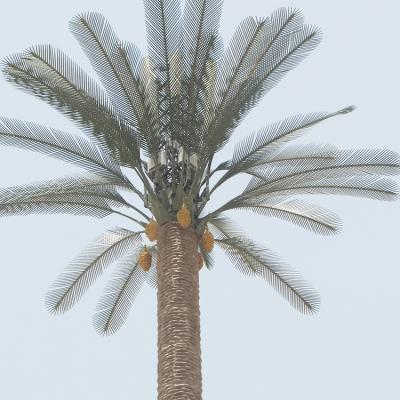 China Hot Plunger Galvanized Telecom GSM Antenna Steel Camouflaged Palm Pole for sale