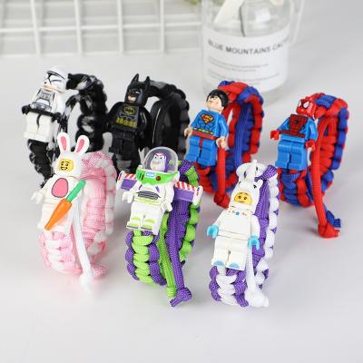 China New Arrival FASHIONABLE Gift For Lovers Bracelet Figure Superhero Handmade Rope Woven Bracelet for sale