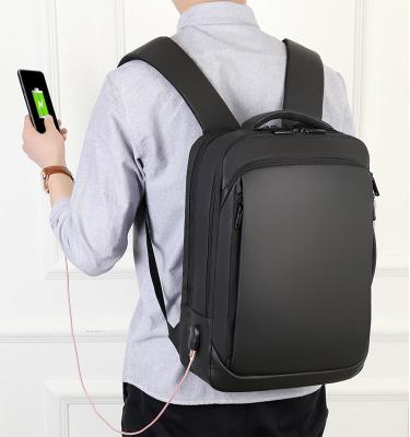 China With USB new design large capacity men's business laptop backpack anti theft computer backpack bag for travel with USB for sale