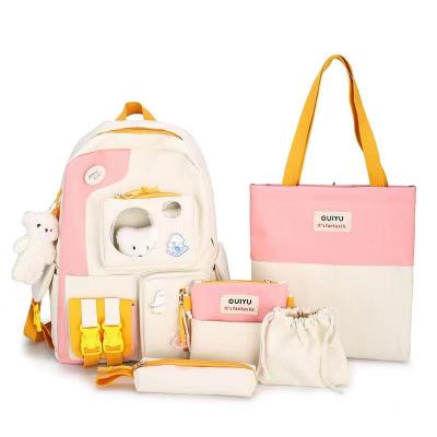 China China Wholesale Anti Theft 3 In 1 Canvas Animal Children School Backpack Animal School Bags for sale