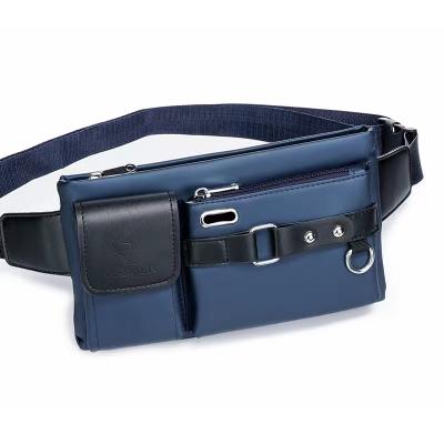 China Wholesale 2022 Water Proof Sports Fanny Pack Waist Pack Bag PU Leather Motorcycle Waist Bag For Business Men Fanny Packs Luxury Design for sale