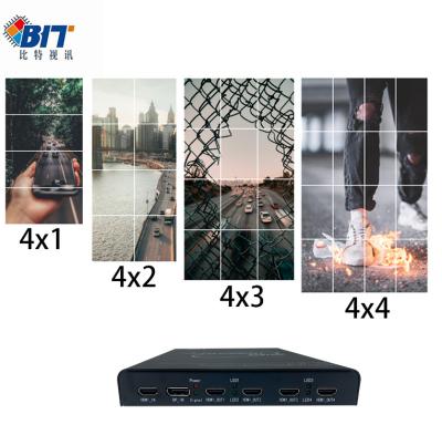 China Professional Bitvisus 1x4 2x2 3x4 2x6 Video Wall Controller 4x4 2x3 3x5 HD Multi-Screen Supplement BIT-MSE-4K60-104PRO for sale