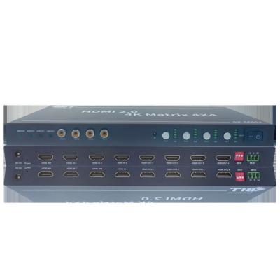 China Broadcast Television Projects New Product Rs232 Support 3D 4X4 4K Hdmi Matrix Audio Video Changer for sale