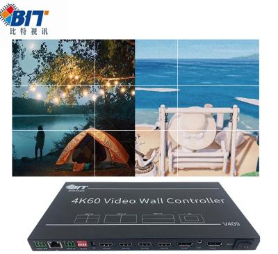 China 3x3 2x9 2x4 2x6 Video Wall Controller 2K 4K 8K TV HDMI TV Wall Processor HDMI Video Wall Controller BIT-VWC-409R for sale