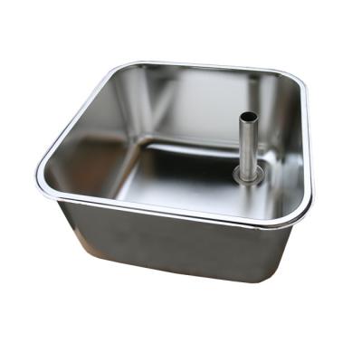 China With Faucet Industrial Stainless Steel Kitchen Sink Bowl Unit/Single Stamping Sink Bowl Wholesale/Pressed SUS 201 Sink Bowl Factory Price for sale