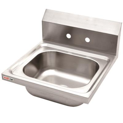 China With American Faucet Restaurant Style Stainless Steel Wall Mounted Hand Sink Price / Small Commercial Sink Bracket Factory for sale