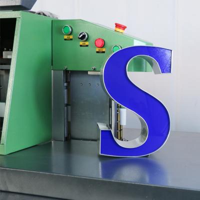 China Printing Stores China Factory HS W2 Aluminum Road Sign Making Machine CNC 3d Sign Letter Bender Machine For Advertising for sale