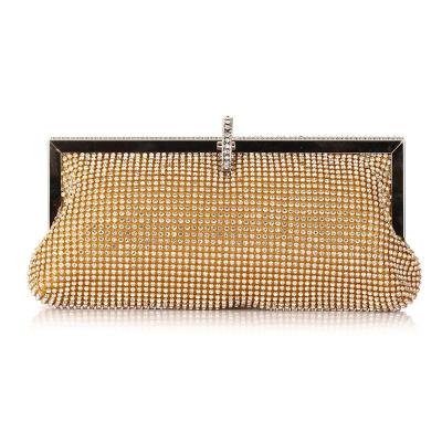 China Lastest Diamond Crystal Party Clutch Women Rhinestone High Quality Luxury Hand Evening Purse Bags With Chain for sale